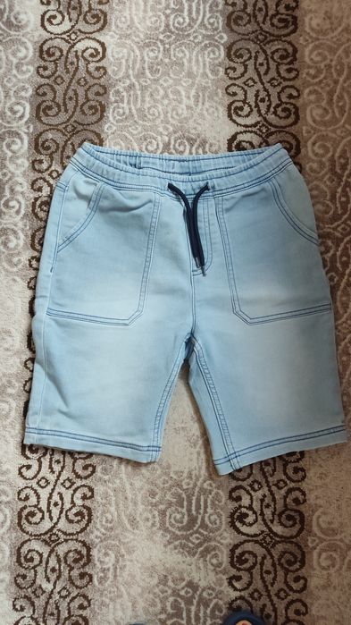 Krótkie spodenki jeansowe chłopięce rozm.158