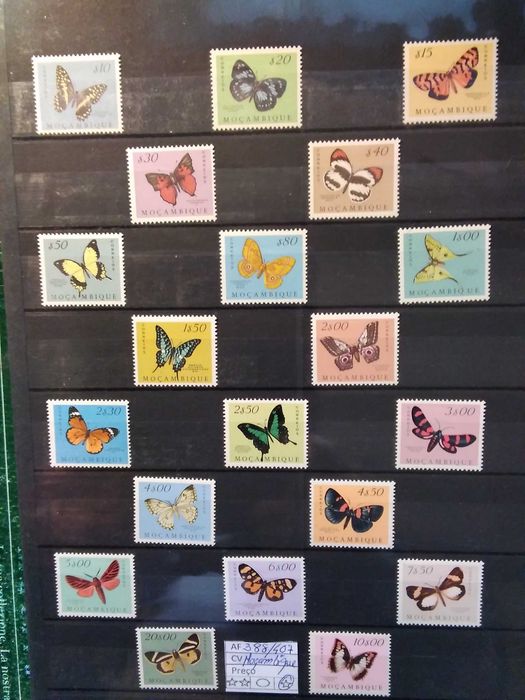 1953 Mozambique Butterflies of Mozambique MLH *