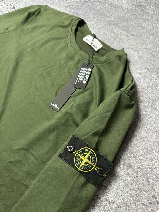 Хакі світшот Stone Island | Аунтефік ОЛХ ДОСТАВКОЮ!