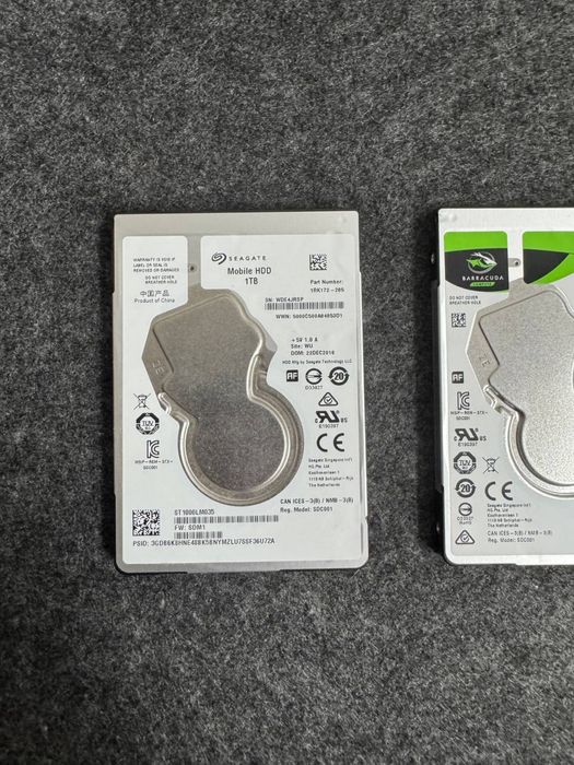 Жорсткі диски HDD 1TB для ноутбуків та ПК — в робочому стані
