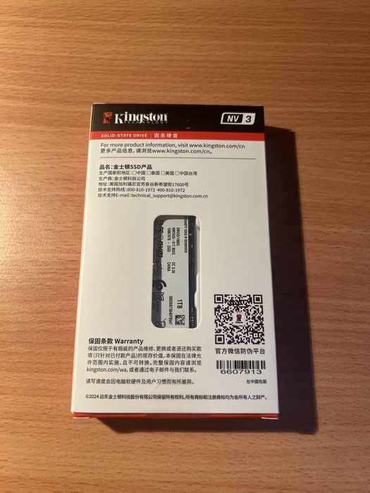 SSD Kingston NV3 1TB NVMe M.2.