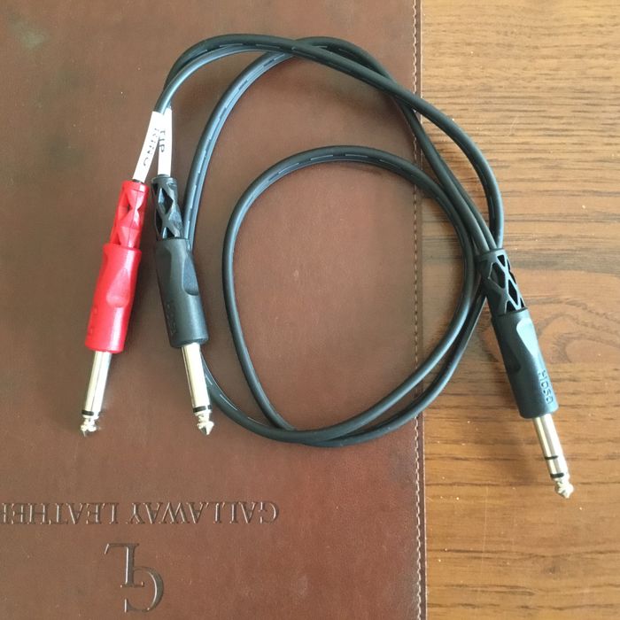 Инструментальный кабель «Джек-дубль Джек»