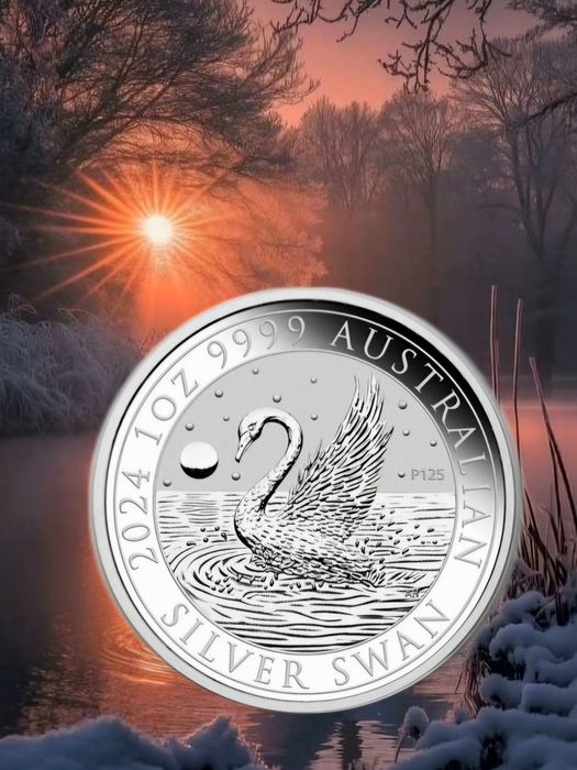 Срібна монета "Либідь". Ювілейна, 125 років.