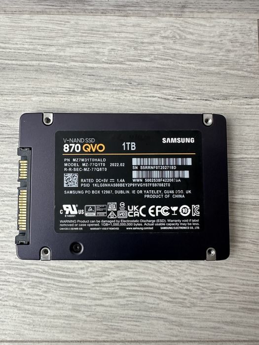 SSD диск 1TB Samsung 870 QVO (SATA3 \ 2.5"). Trade-in . Trade-IN