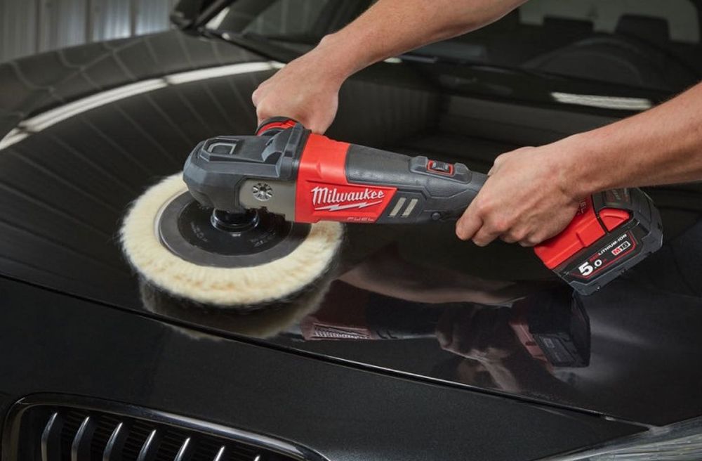 Машина полірувальна кутова акумуляторна MILWAUKEE M18 FAP180-0X, 180мм