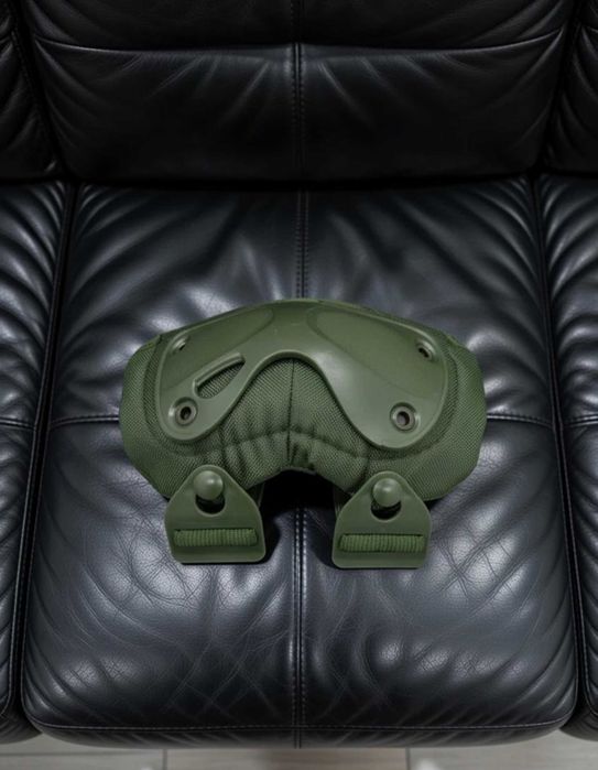 Набір тактичного захисту зелений наколінники налокітники