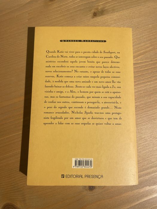 Livro “Um Refugio para a Vida” de Nicholas Sparks