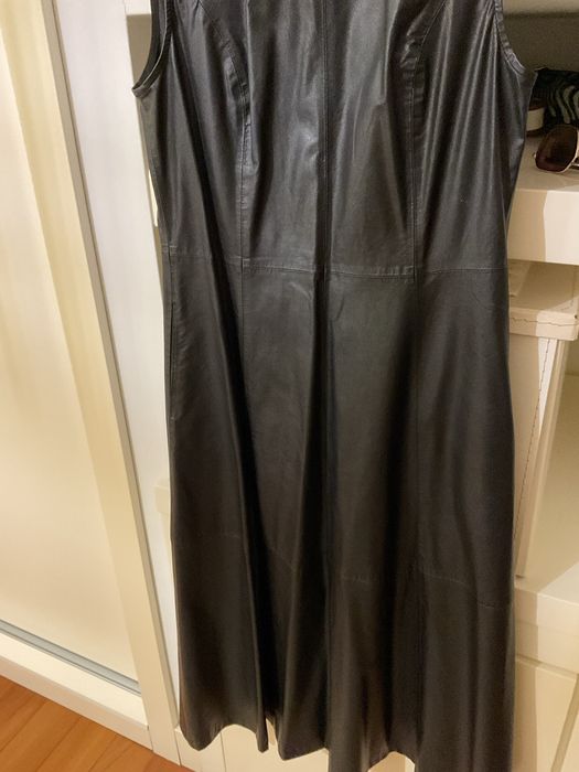 Vestido de napa da stradivarius