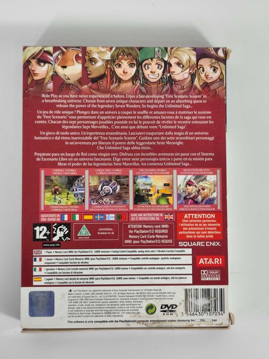 Unlimited Saga - Playstation 2 PS2