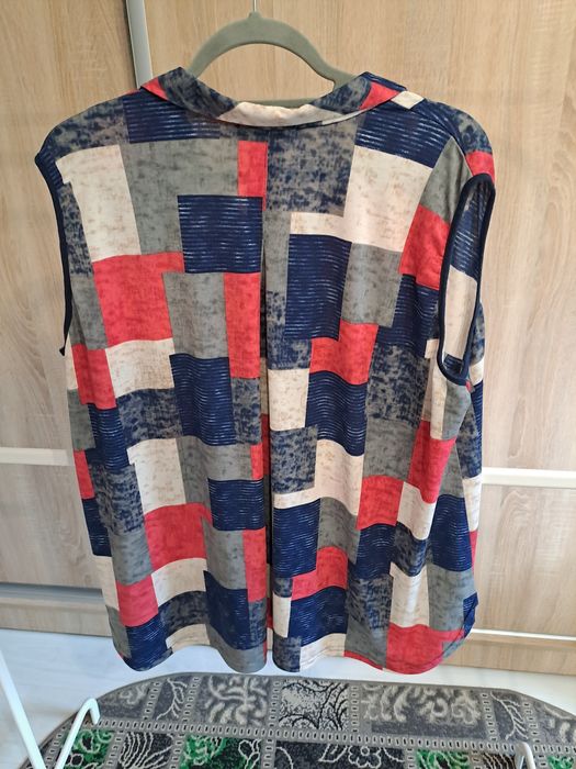 Koszula w kratkę plus size