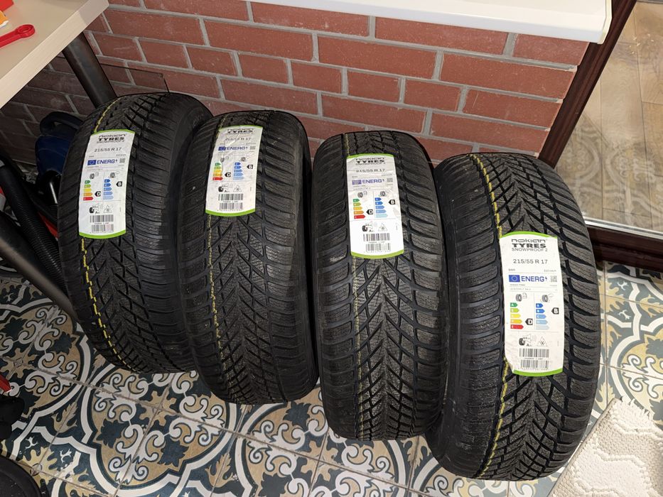 Нова гума 2025!! Nokian snowproof 2 215 55 r17