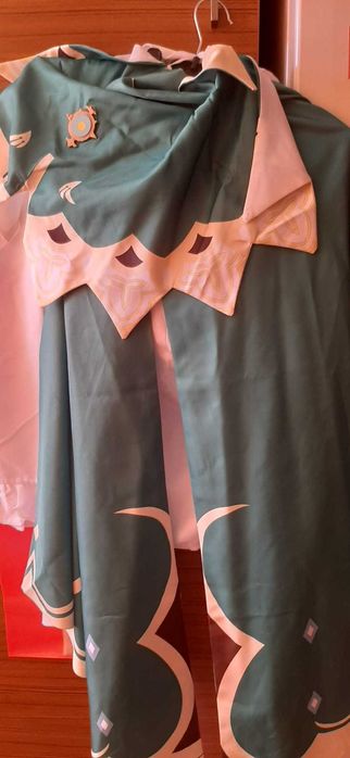 Cosplay Venti Genshin Impact c/peruca + acessórios extra