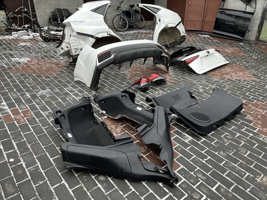 РОЗБОРКА Lexus NX НХ I II 2014 - 2026 року Ляда Кришка багажника Бампер задній Підсилювач Фонарь лівий правий Пластик багажника весь комплект