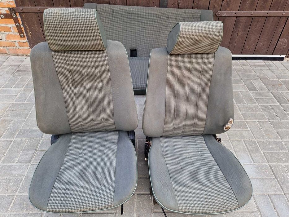 BMW E30 Sedan Fotele Przód Kanapa Oparcie Komplet