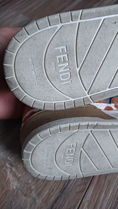 Sneakersy Fendi Cow Print