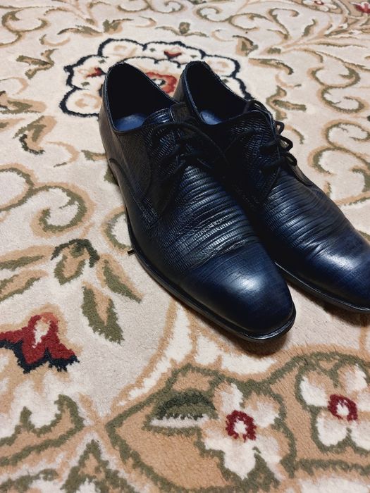 Туфли мужские кожаные и лаковые, в отл состоянии