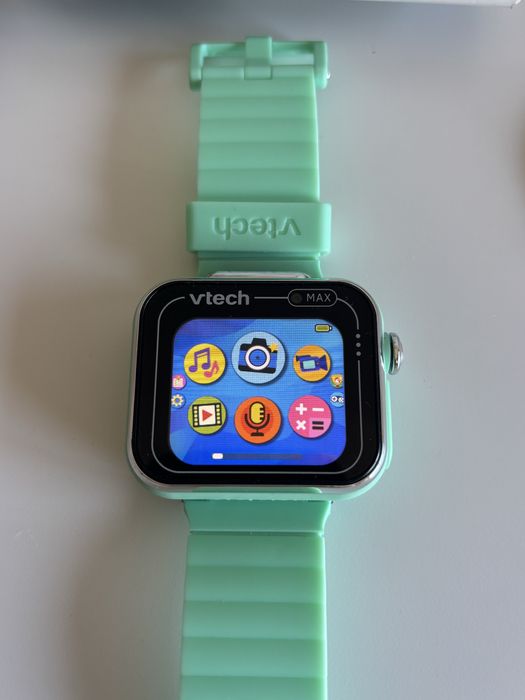 VTech KidiZoom Smartwatch MAX Verde Água | Câmara Dupla