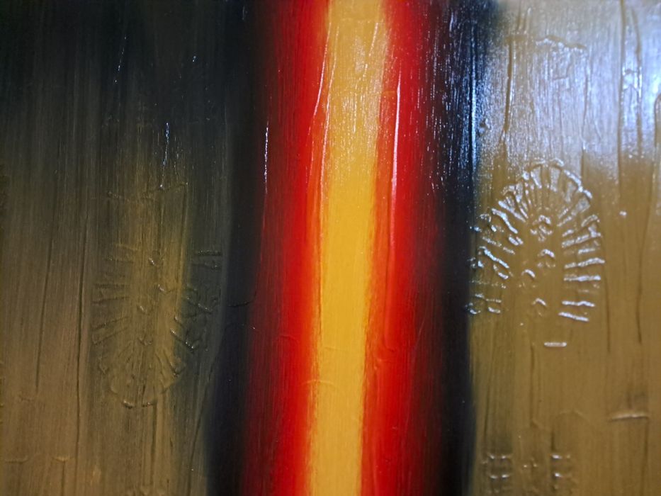 Tela abstrata a óleo