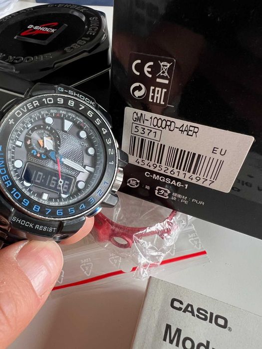 Zegarek CASIO GWN-1000RD-4AER GULFMASTER super funkcjonalność