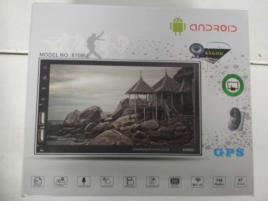 Автомагнитола Pioneer 8708 2DIN,7'',GPS, Android, 1/16,4/32GB 4х60 W