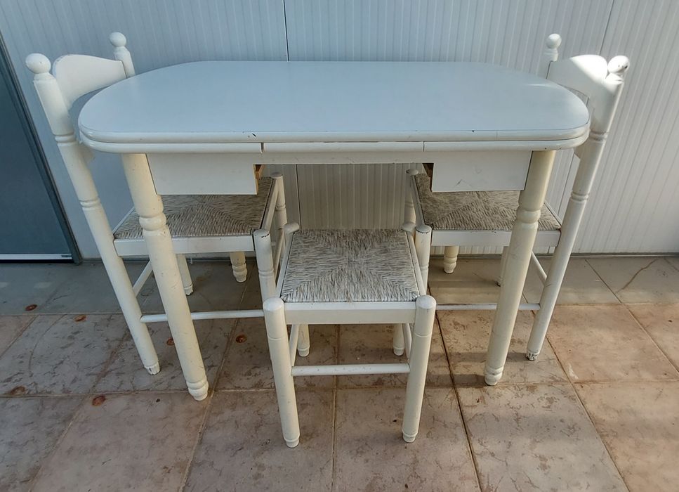 Mesa extensivel  branca