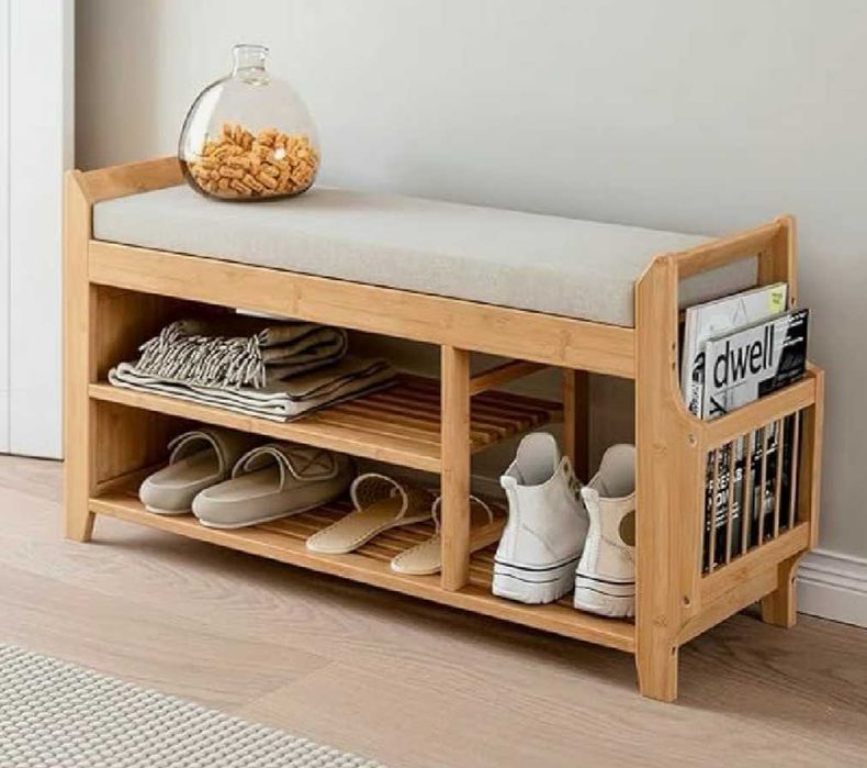 Полка для обуви . Банкетка .  Пуф.