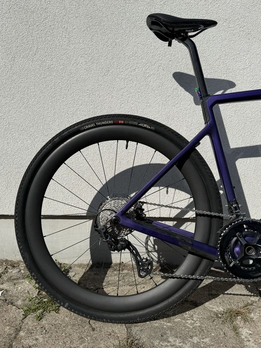 Rower gravel Rose Backroad 57 cm GRX810 deepest purple full carbon