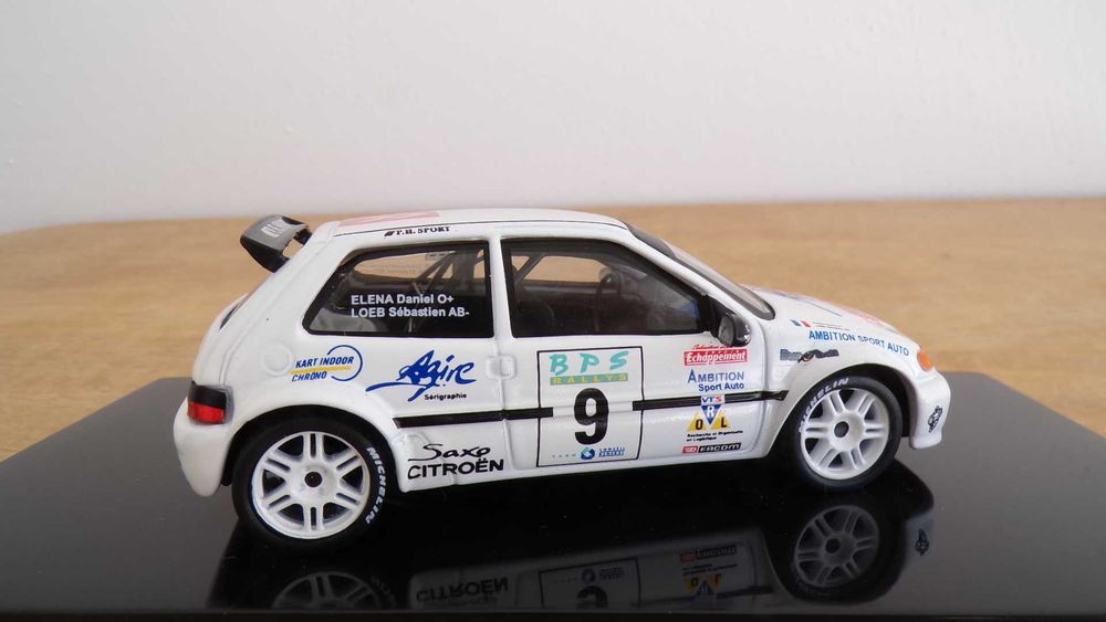 1/43 Citroen Saxo - Rally Val d`Àgout 1998 - Sébastien Loeb