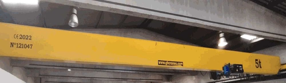 Pontes rolantes GH 5 t e 10 t (2022), como novas, com caminhos de rolamento