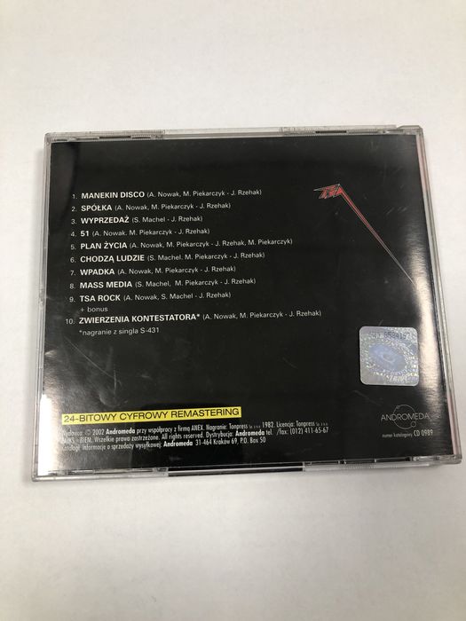 TSA płyta CD TSA
