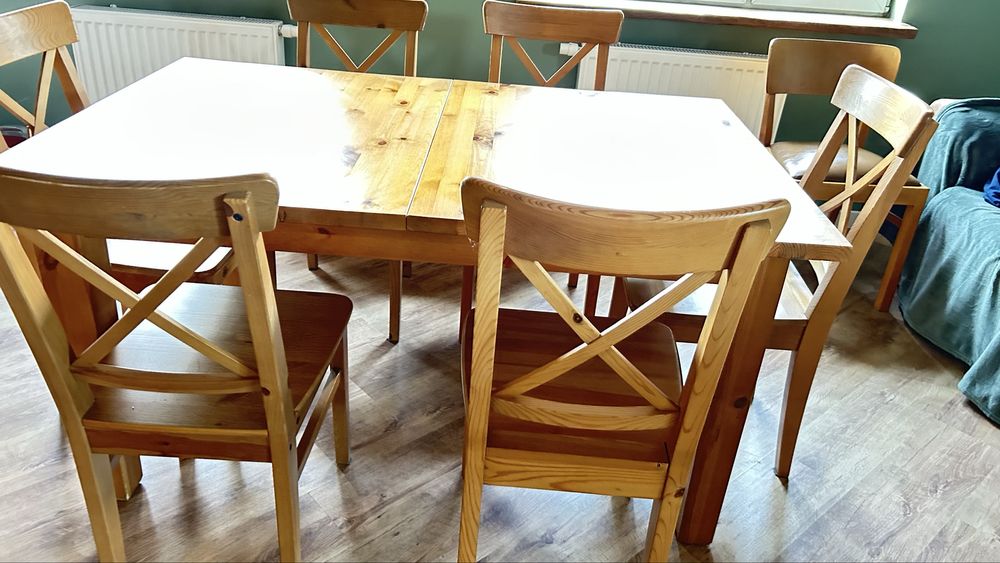 Stół drewniany ikea