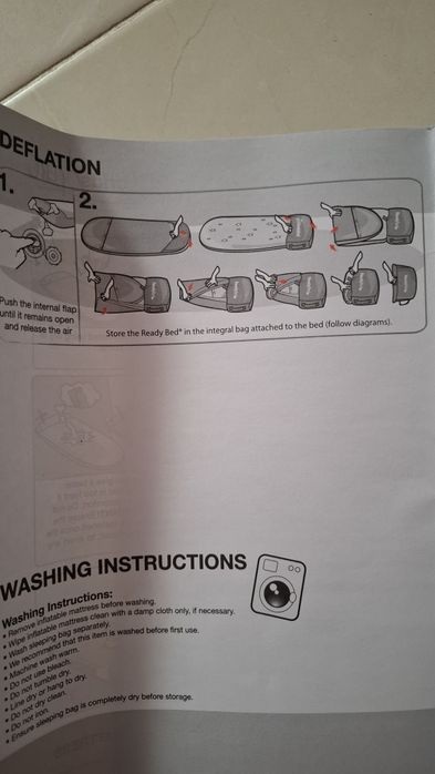 Saco cama para crianca insuflável