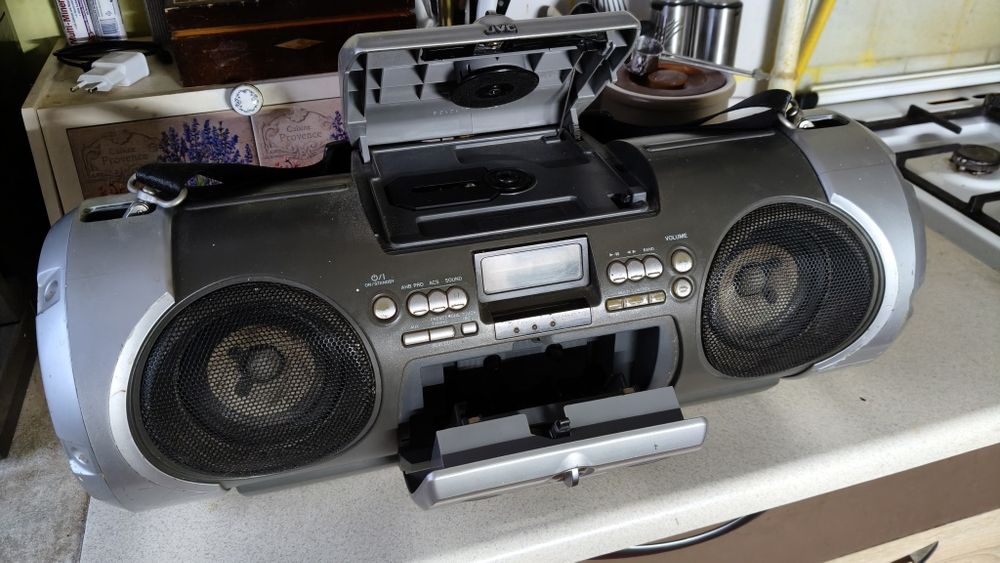 JVC Kaboom RV-B55GY boombox бумбокс кабум