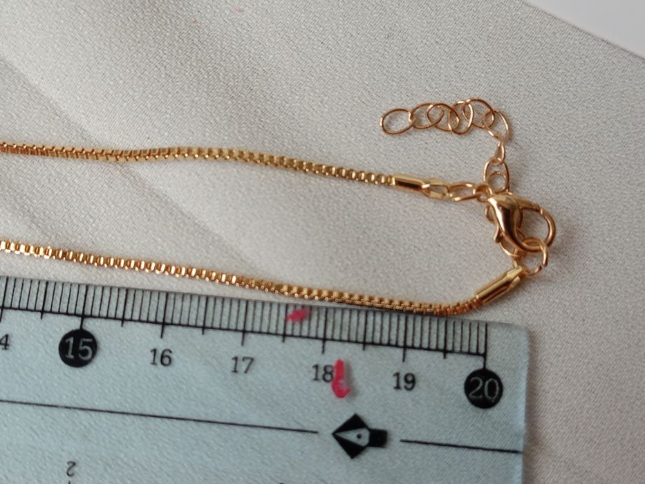 Nowy komplet naszyjnik kolczyki wiśnie złoty łańcuszek słodki