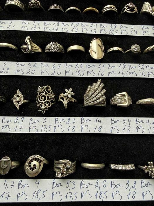 каблучки перстні кільця - срібло (1)