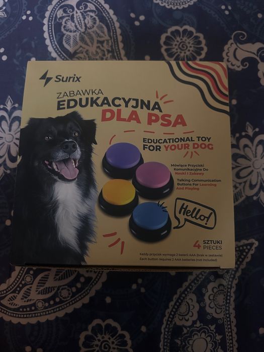 Surix Dźwiękowe Mówiące Przyciski Dla Psa Do Nagrywania Nauki I Zabawy