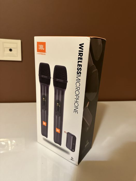 JBL Wireless мікрофони. Працюють на батарейках