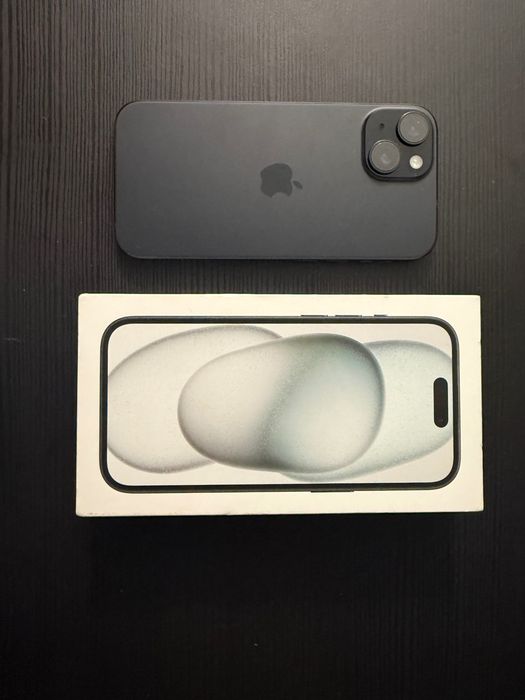 iPhone 15 128GB com caixa + 5 capas
