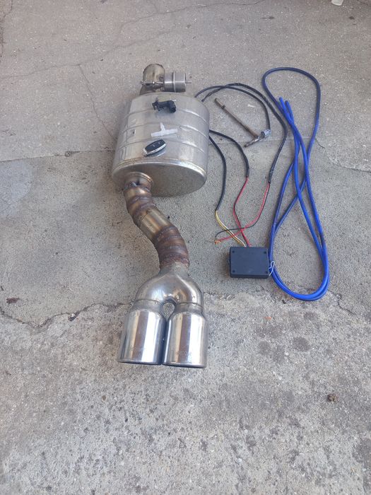 Panela de escape inox de  válvula a vácuo com ponteira incluída