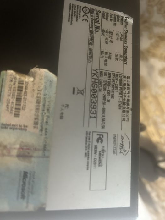 Пк Fujitsu Siemens Computer