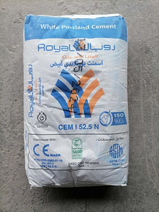 Білий цемент марки 600