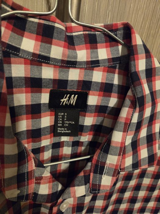 Trzy koszule (w tym jedna nowa) H&M, Reserved, Cropp | rozmiar S (172)