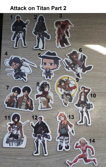 Stickers anime Attack on Titan