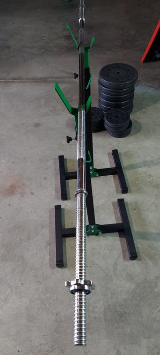 Gryf prosty sztanga hantle obciążenie.