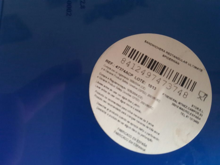 Lancheira / sanduicheira spider-man