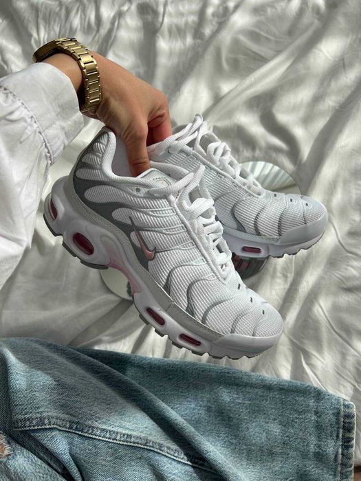 !ТОП! Nike Air Max Plus TN White Pink 36 37 38 39 40 41 тн розовые