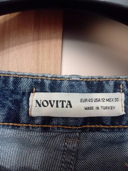 Джинси жіночі широкі xl сині як нові