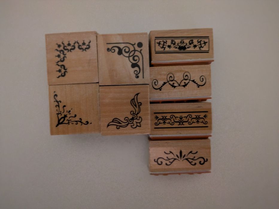 Carimbos + Tinta Scrapbooking