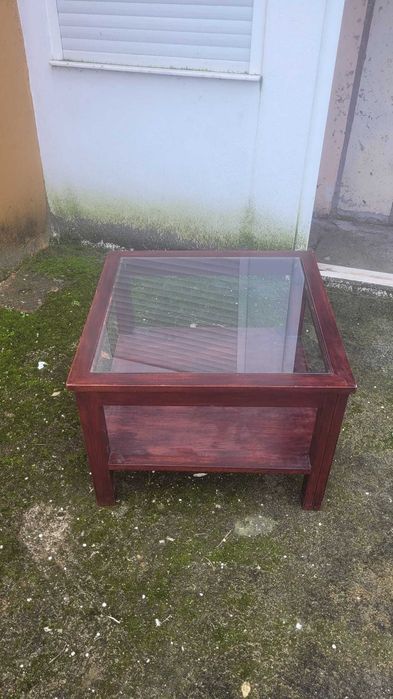 Mesa Centro Apoio Forte Vidro