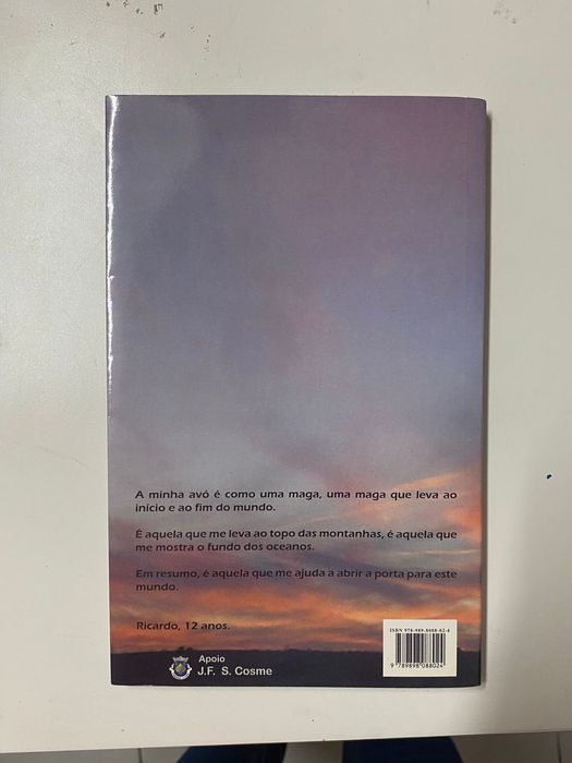 Livro "Cores do Poente"